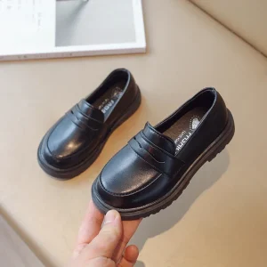 Britain Style Children's Leather Shoes for Boys/Girls