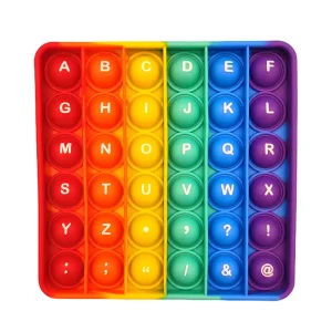 Educational A-Z Rainbow Square Fidget Sensory