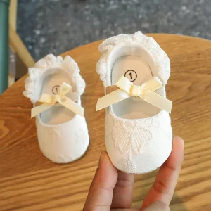 NEW Baby Shoes Girl Lace  Anti-slip sole