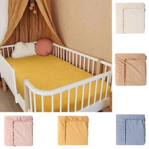 Cotton Baby Crib Fitted Sheets, Mini and regular sizes