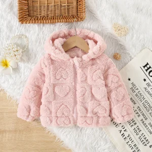Baby Girl Princess Pink Fleece Jacket
