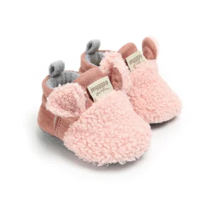 Soft and Cozy Fleece Booties for Winter Warmth