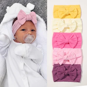 5Pcs/Set Baby Headband Cute Bowknot