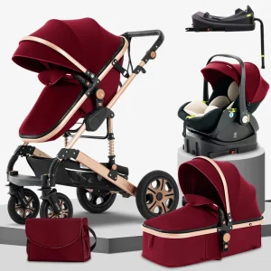 3 in 1 Baby Stroller,Baby Travel System, Isofix Base