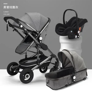 Baby stroller 3 in 1 stroll, folding