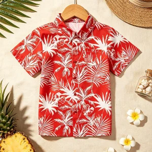 Kids Hawaiian Shirt- Beach, School- Casual