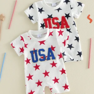 Cute Baby 4th of July  Embroidery