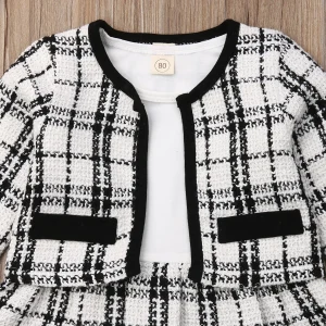 2Pcs Plaid Party Clothes Girl Fashion-1-6 yrs - Thumbnail Image 6