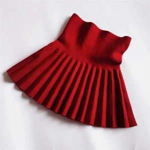 'Girls' Skirts High Waist Pleated Skirts-2-12 Yrs. - Thumbnail Image 6