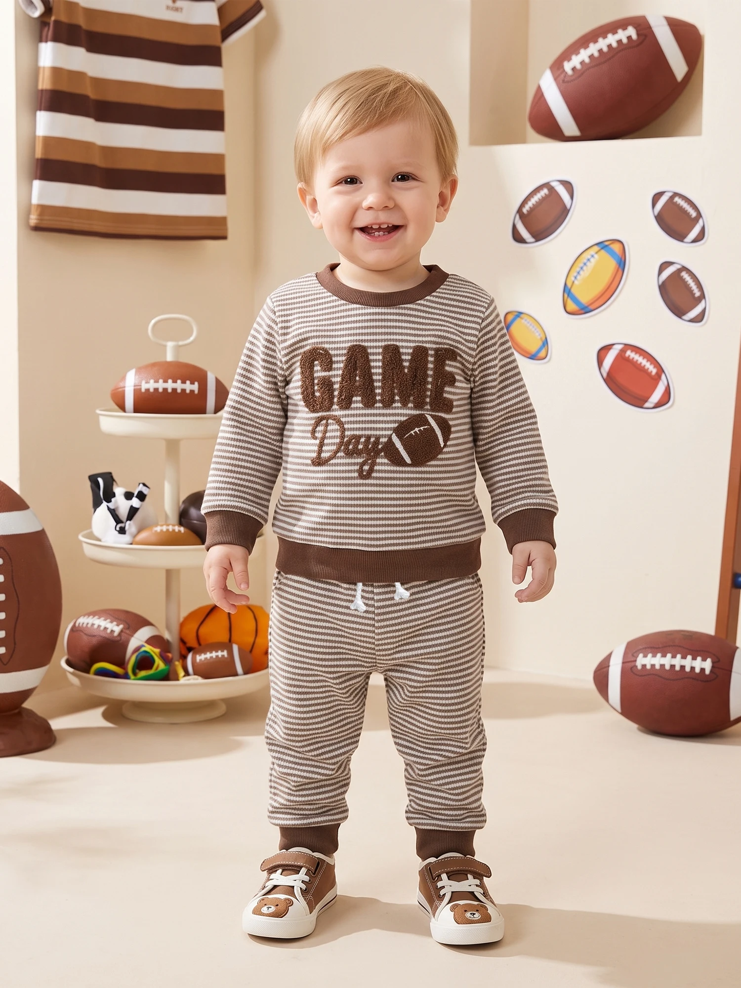 Boys-Fall-Ball Outfit  Lightweight Toddler-6-24 months - Image 4