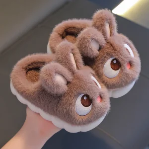 Children's Cute Rabbit Cartoon Slippers - Thumbnail Image 3