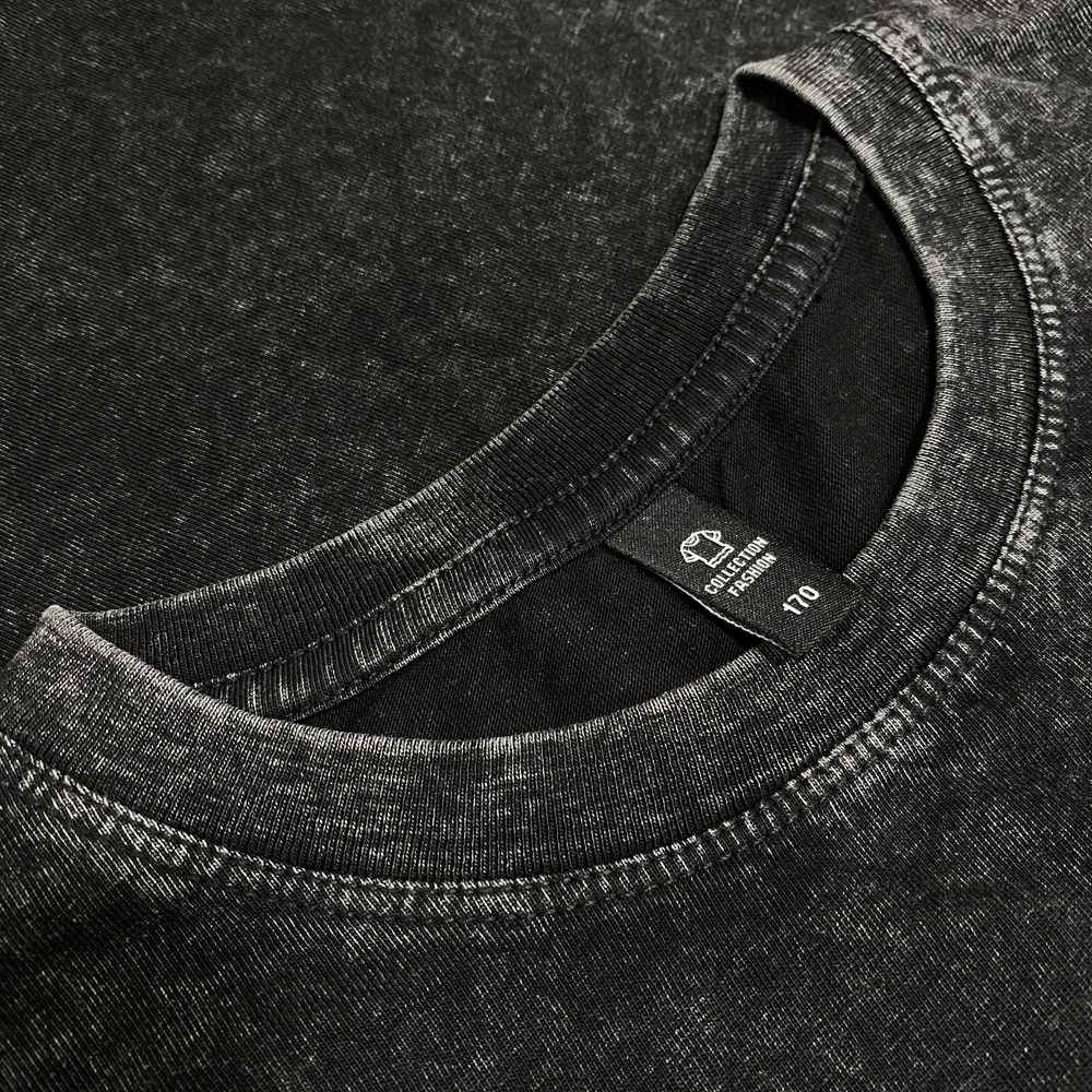 High Quality American Vintage Washed Cotton T-shirt - Image 2