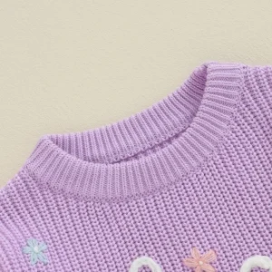 5 colors-Toddler/Infant Big Sister Sweater 12m-5yrs - Thumbnail Image 5
