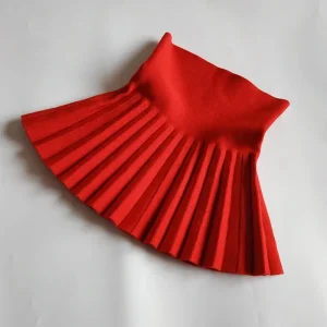 'Girls' Skirts High Waist Pleated Skirts-2-12 Yrs. - Thumbnail Image 3