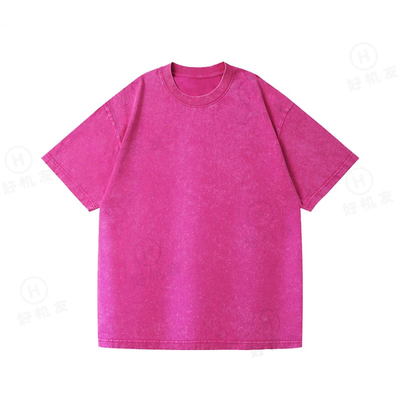 High Quality American Vintage Washed Cotton T-shirt - Image 11