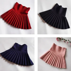 'Girls' Skirts High Waist Pleated Skirts-2-12 Yrs.