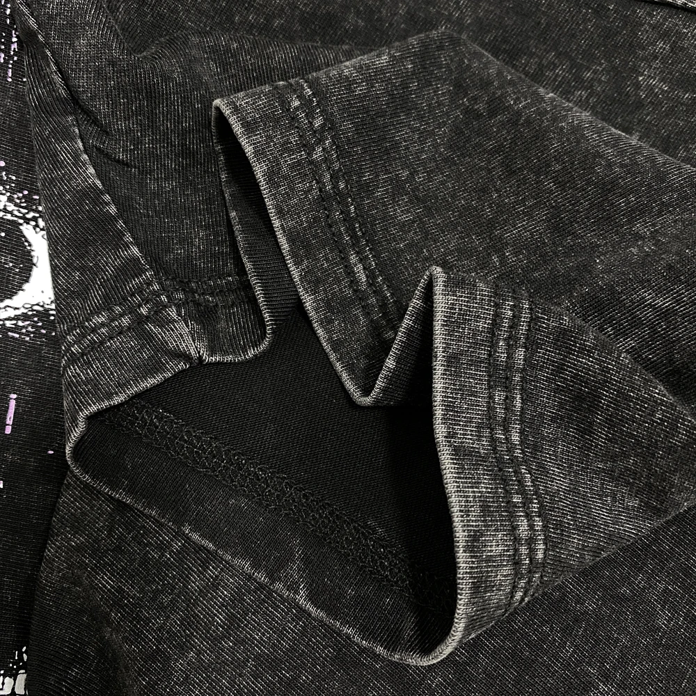High Quality American Vintage Washed Cotton T-shirt - Image 3