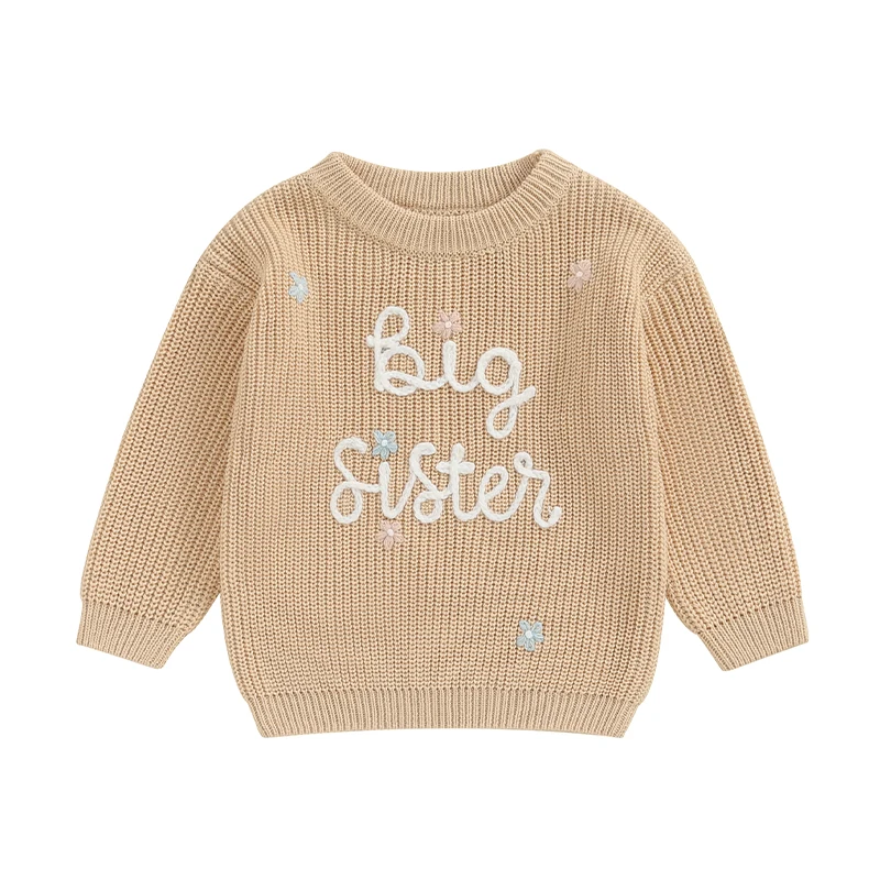 5 colors-Toddler/Infant Big Sister Sweater 12m-5yrs - Image 11