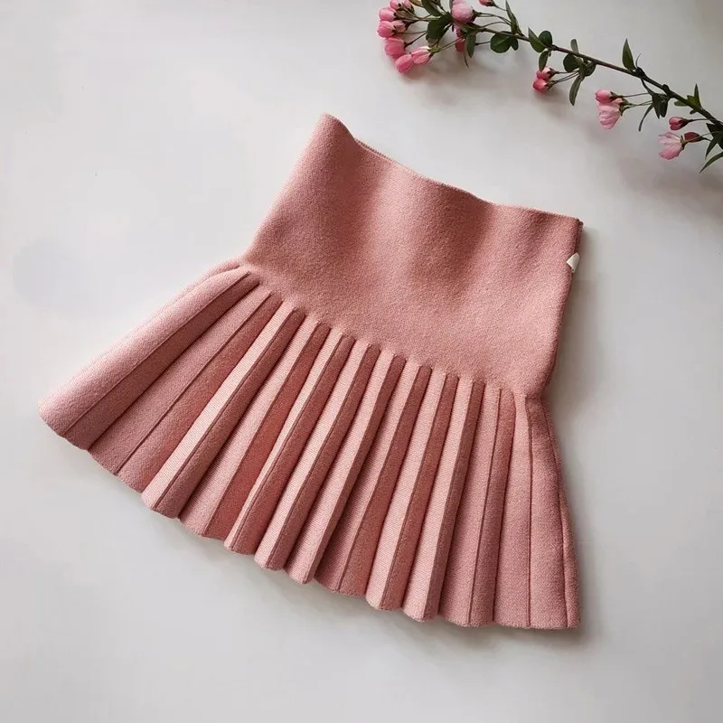 'Girls' Skirts High Waist Pleated Skirts-2-12 Yrs. - Image 8