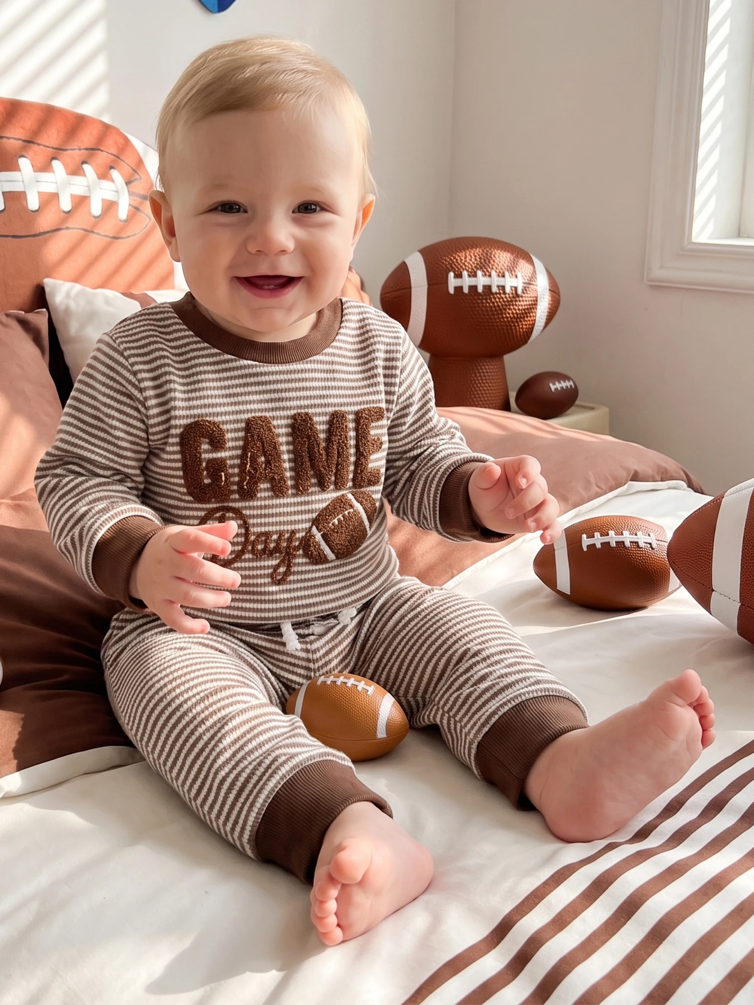 Boys-Fall-Ball Outfit  Lightweight Toddler-6-24 months - Image 1