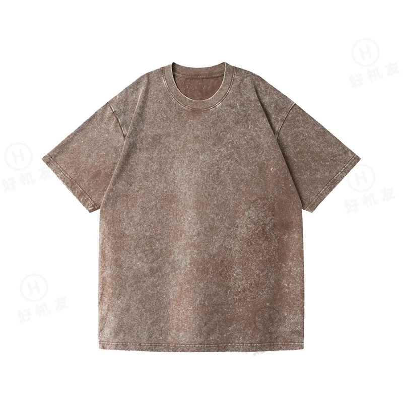 High Quality American Vintage Washed Cotton T-shirt - Image 6