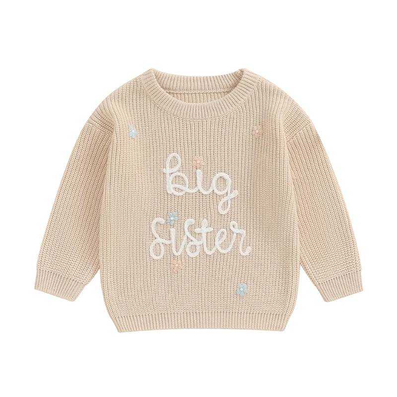 5 colors-Toddler/Infant Big Sister Sweater 12m-5yrs - Image 8