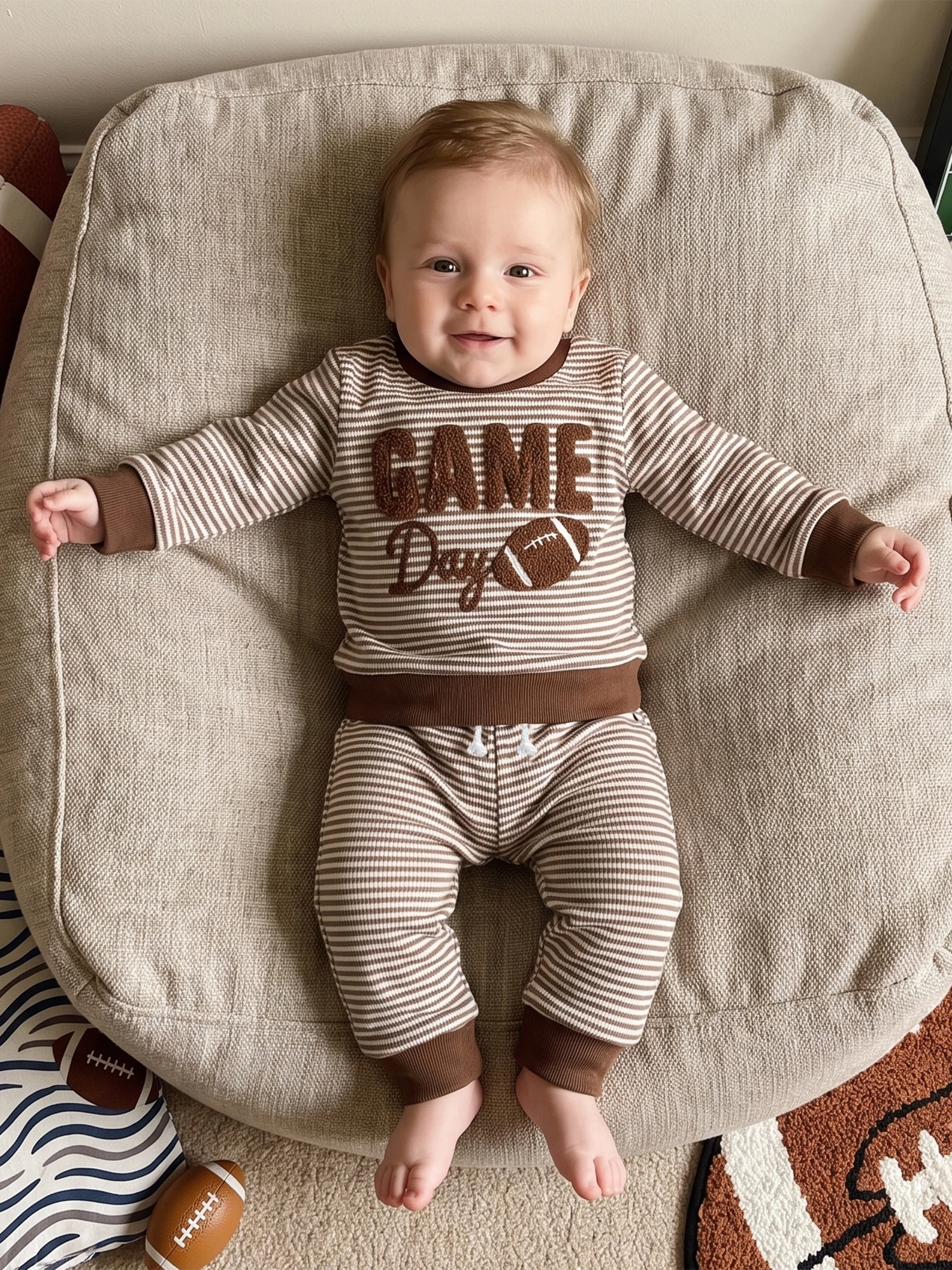 Boys-Fall-Ball Outfit  Lightweight Toddler-6-24 months - Image 5