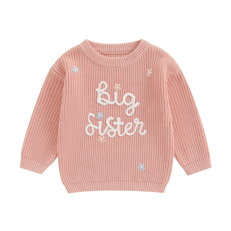 5 colors-Toddler/Infant Big Sister Sweater 12m-5yrs - Image 10