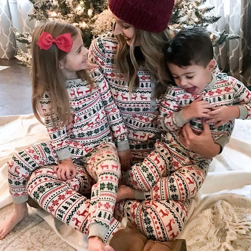 Christmas Family Matching- 2 Pieces Pajamas, Baby Romper - Image 2