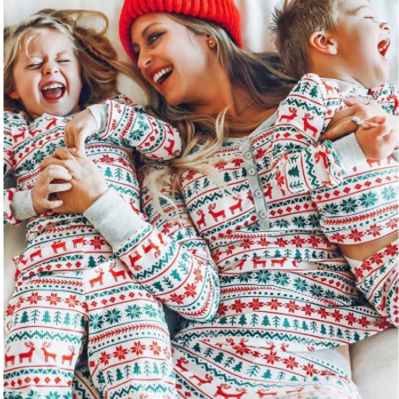 Christmas Family Matching- 2 Pieces Pajamas, Baby Romper - Image 5