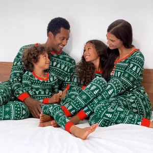 Christmas Family Matching- 2 Pieces Pajamas, Baby Romper - Thumbnail Image 6