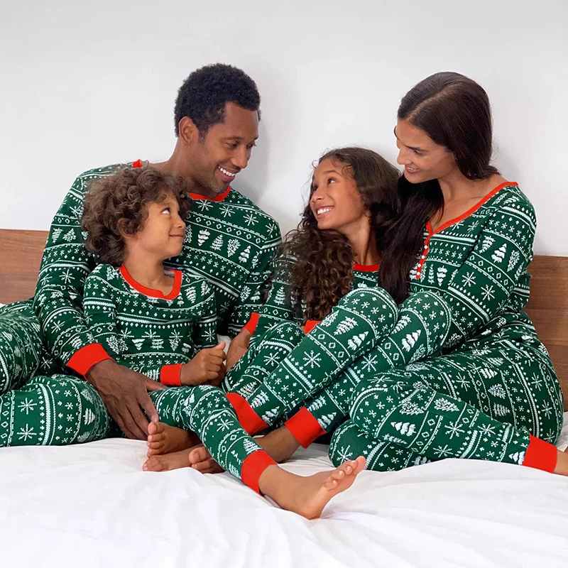 Christmas Family Matching- 2 Pieces Pajamas, Baby Romper - Image 6